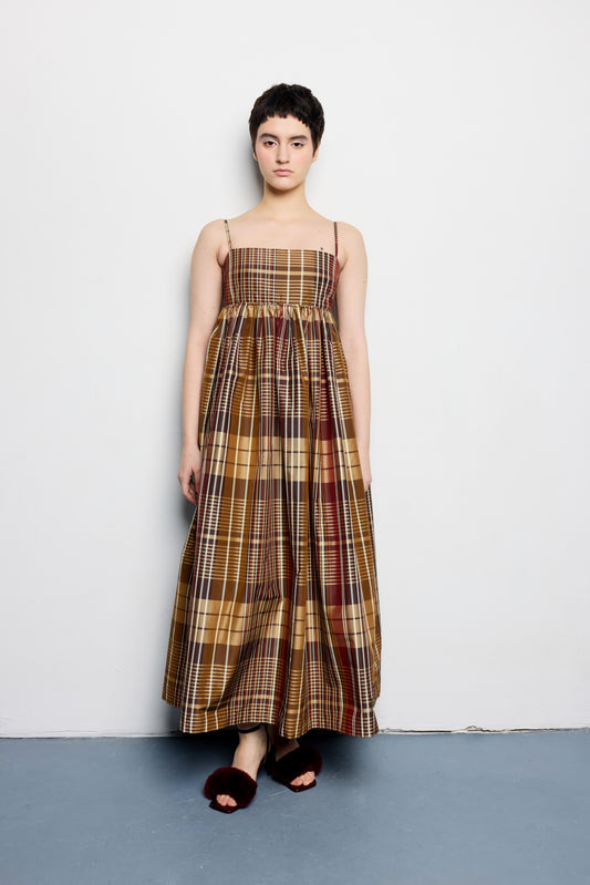 Сарафан з шовком довгий